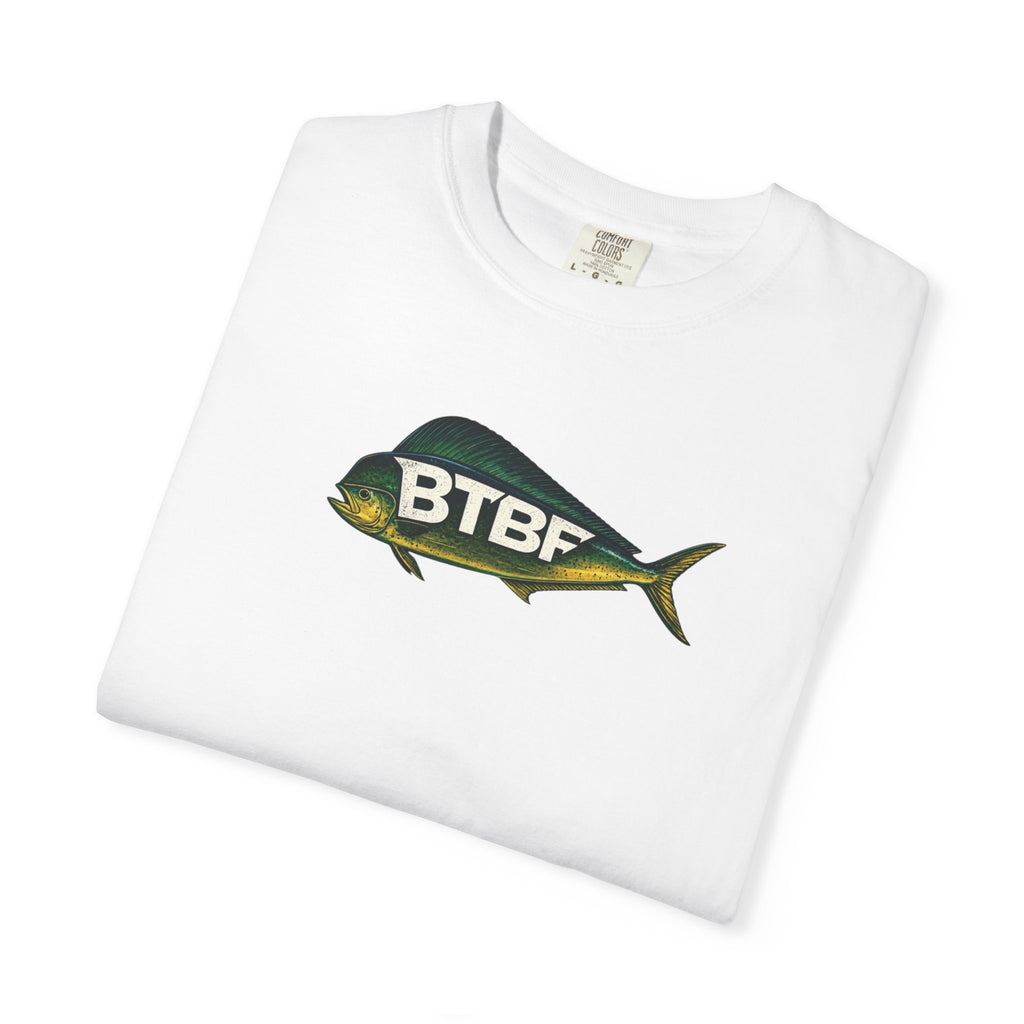 Mahi Mahi 'BTBF' Graphic T-Shirt — Fish Tail Back Print