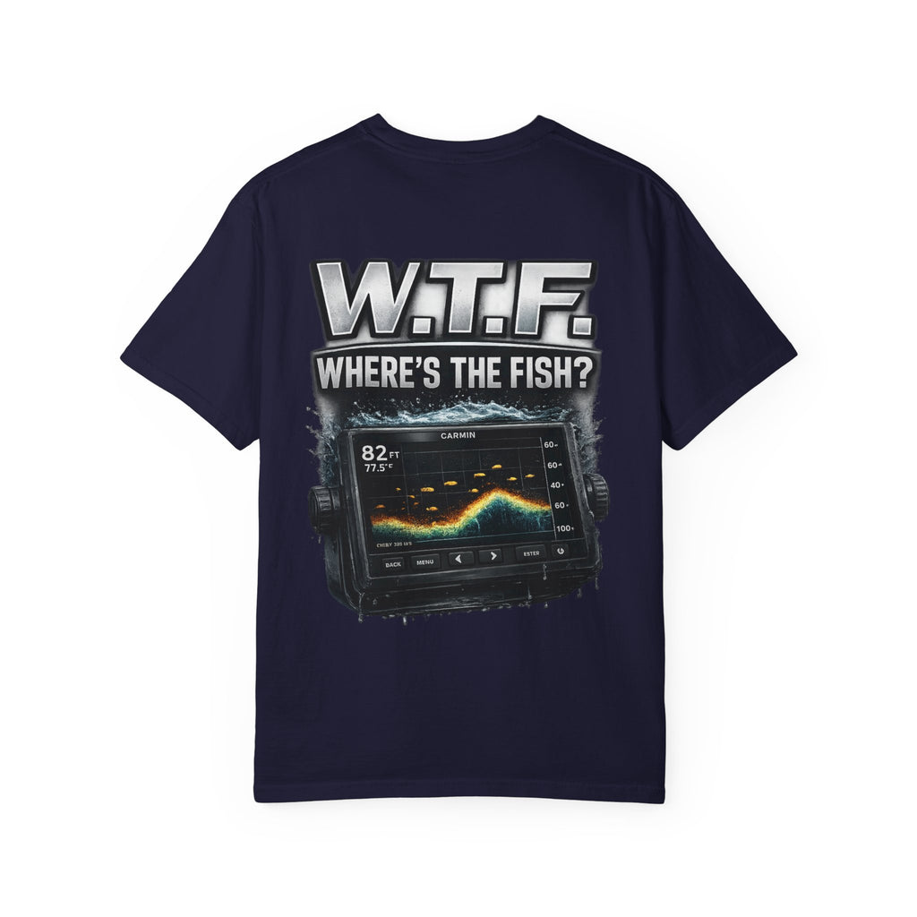 Where's The Fish? W.T.F. Fishing Graphic T-Shirt