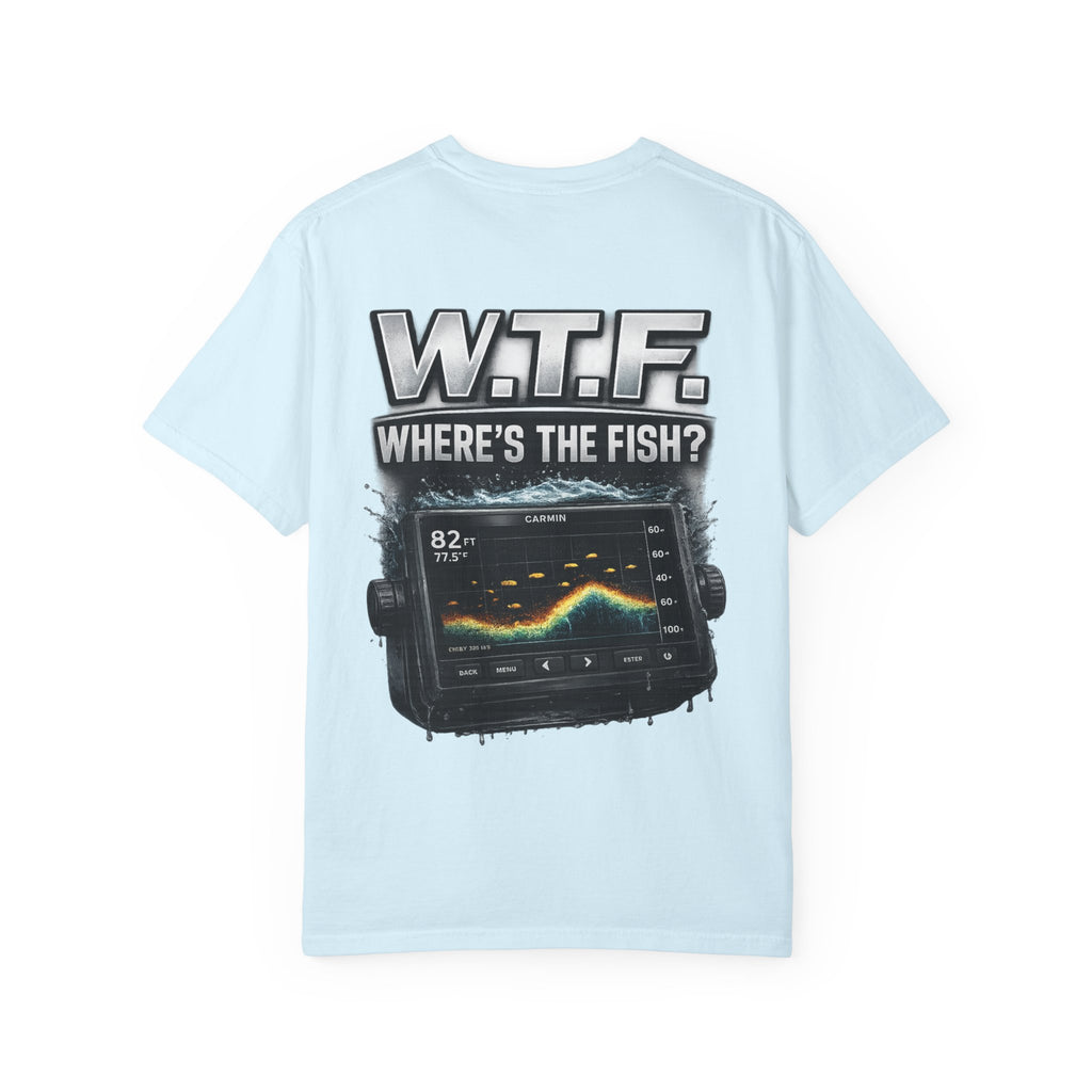 Where's The Fish? W.T.F. Fishing Graphic T-Shirt