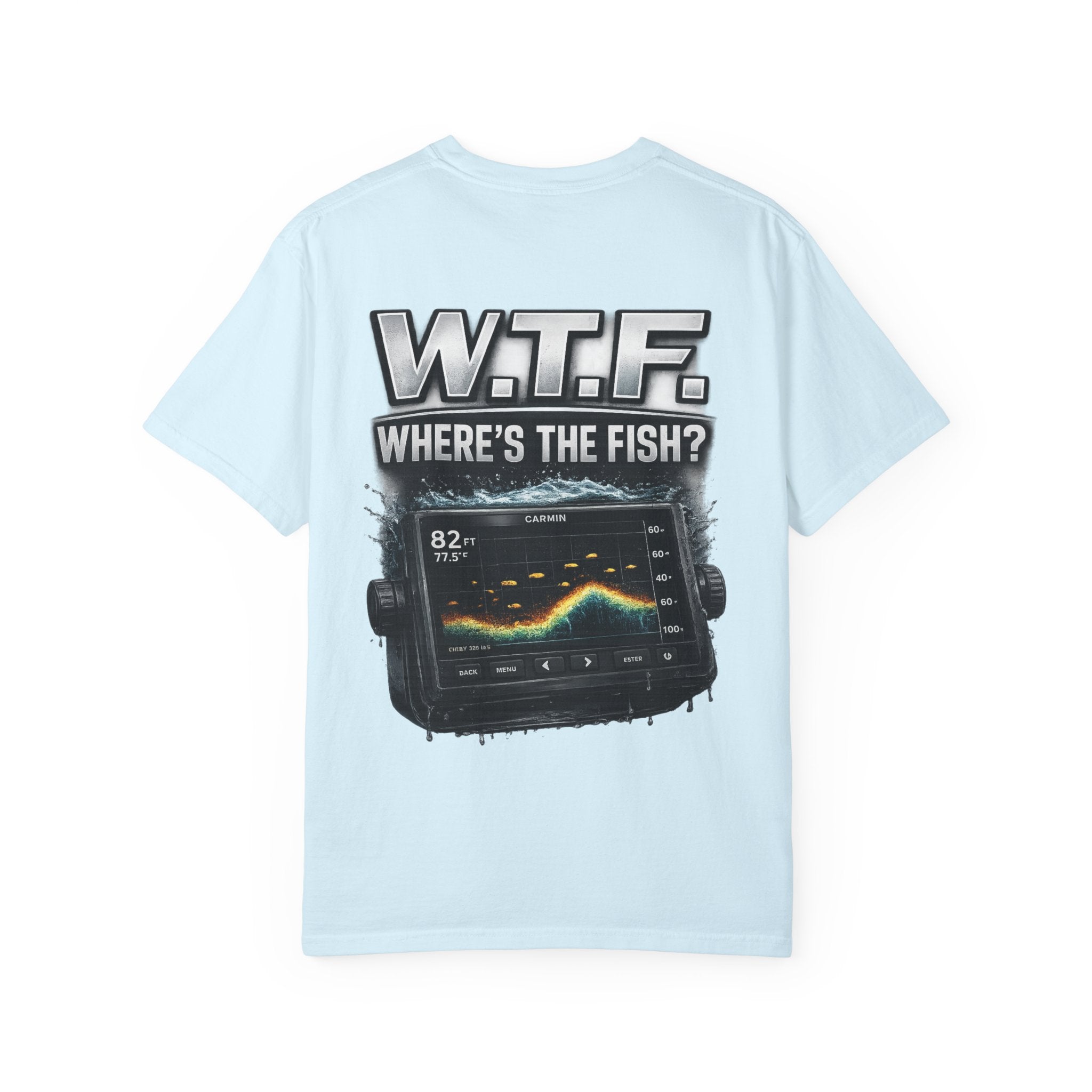 Where's The Fish? W.T.F. Fishing Graphic T-Shirt