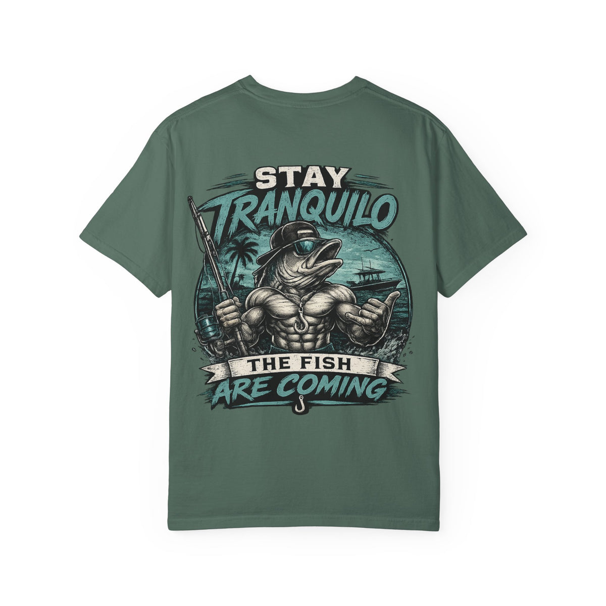"Stay Tranquilo" Fishing Tee
