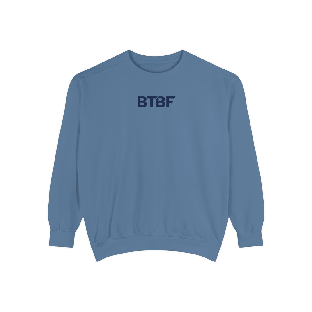 Sweatshirt — BTBF American Flag Boat Graphic Crewneck