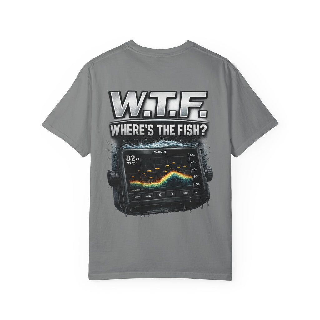 Where's The Fish? W.T.F. Fishing Graphic T-Shirt