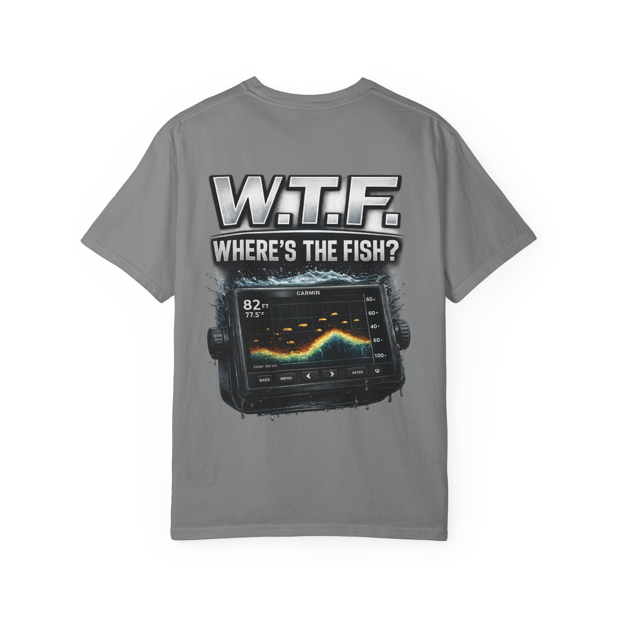Where's The Fish? W.T.F. Fishing Graphic T-Shirt