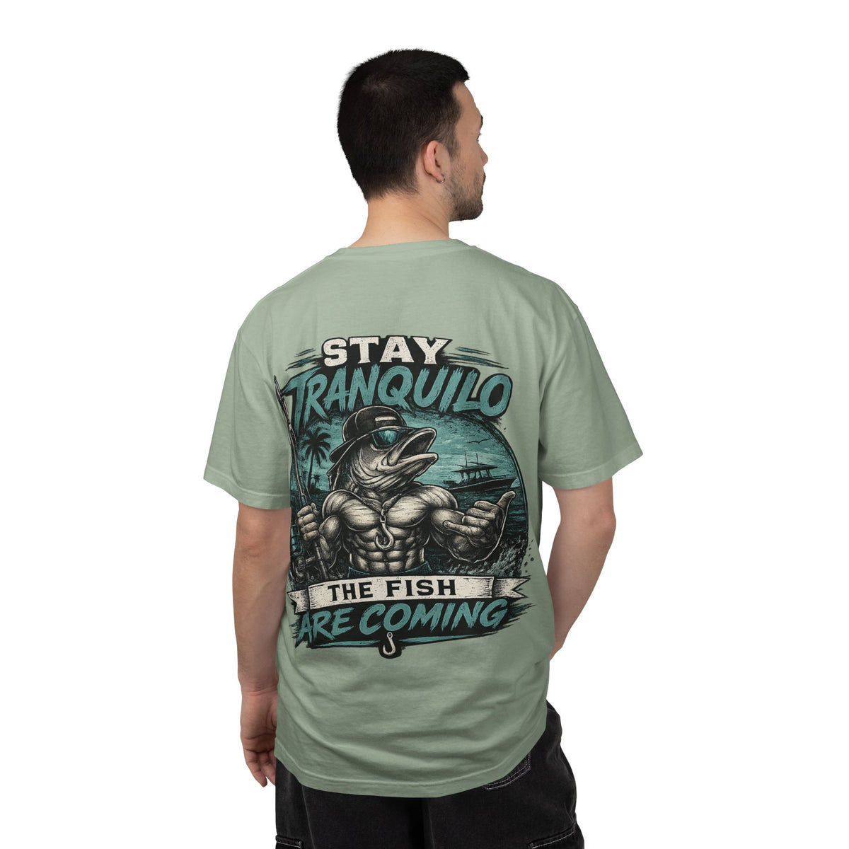 "Stay Tranquilo" Fishing Tee