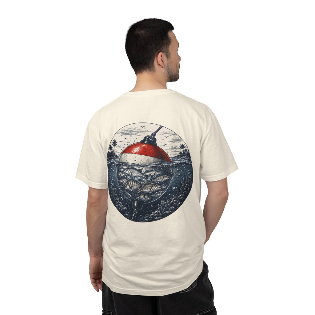 Fishing Buoy T-Shirt — Vintage Ocean Fish Graphic Tee (BTBF)