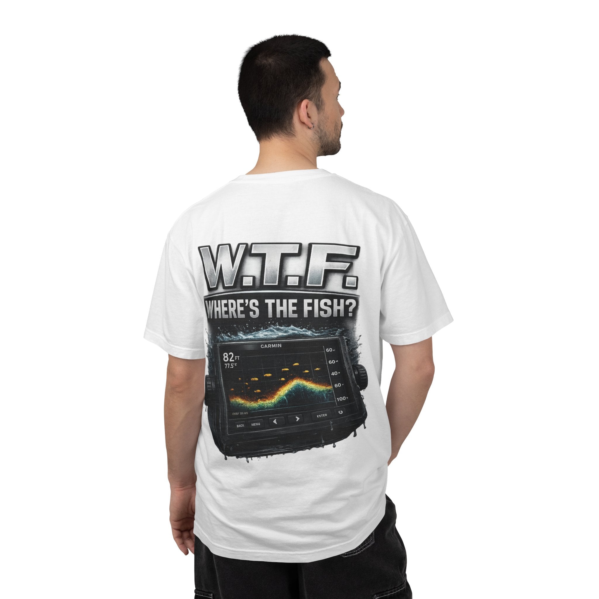 Where's The Fish? W.T.F. Fishing Graphic T-Shirt