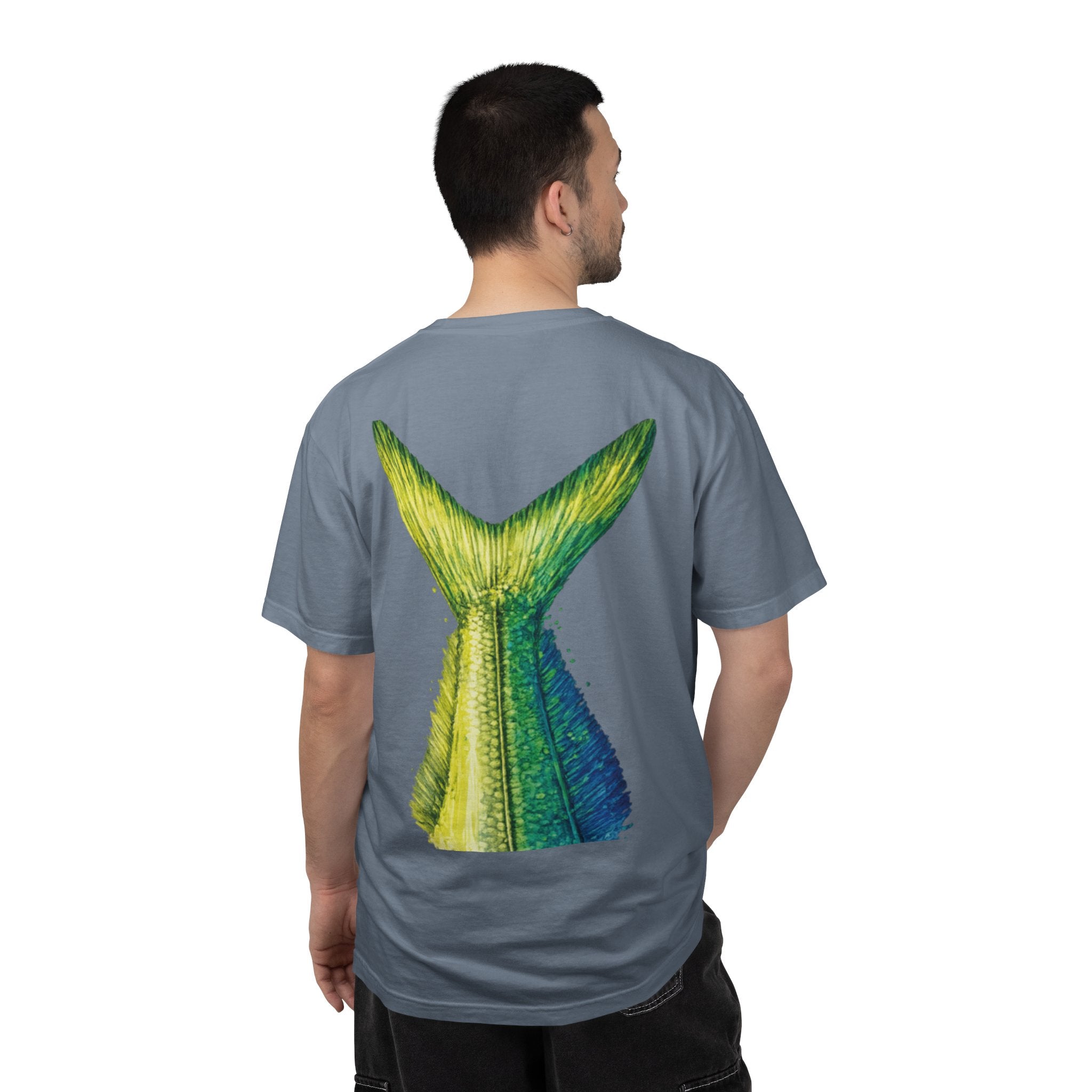 Mahi Mahi 'BTBF' Graphic T-Shirt — Fish Tail Back Print