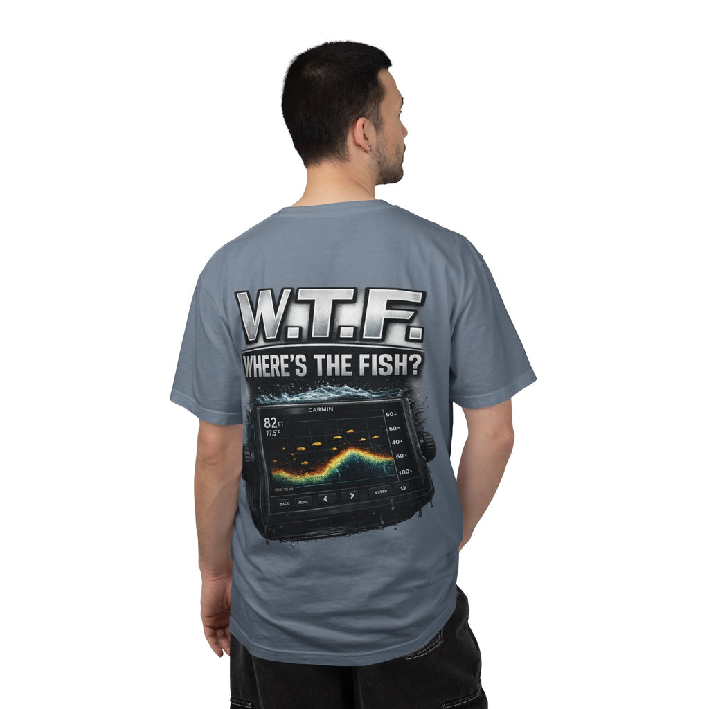 Where's The Fish? W.T.F. Fishing Graphic T-Shirt