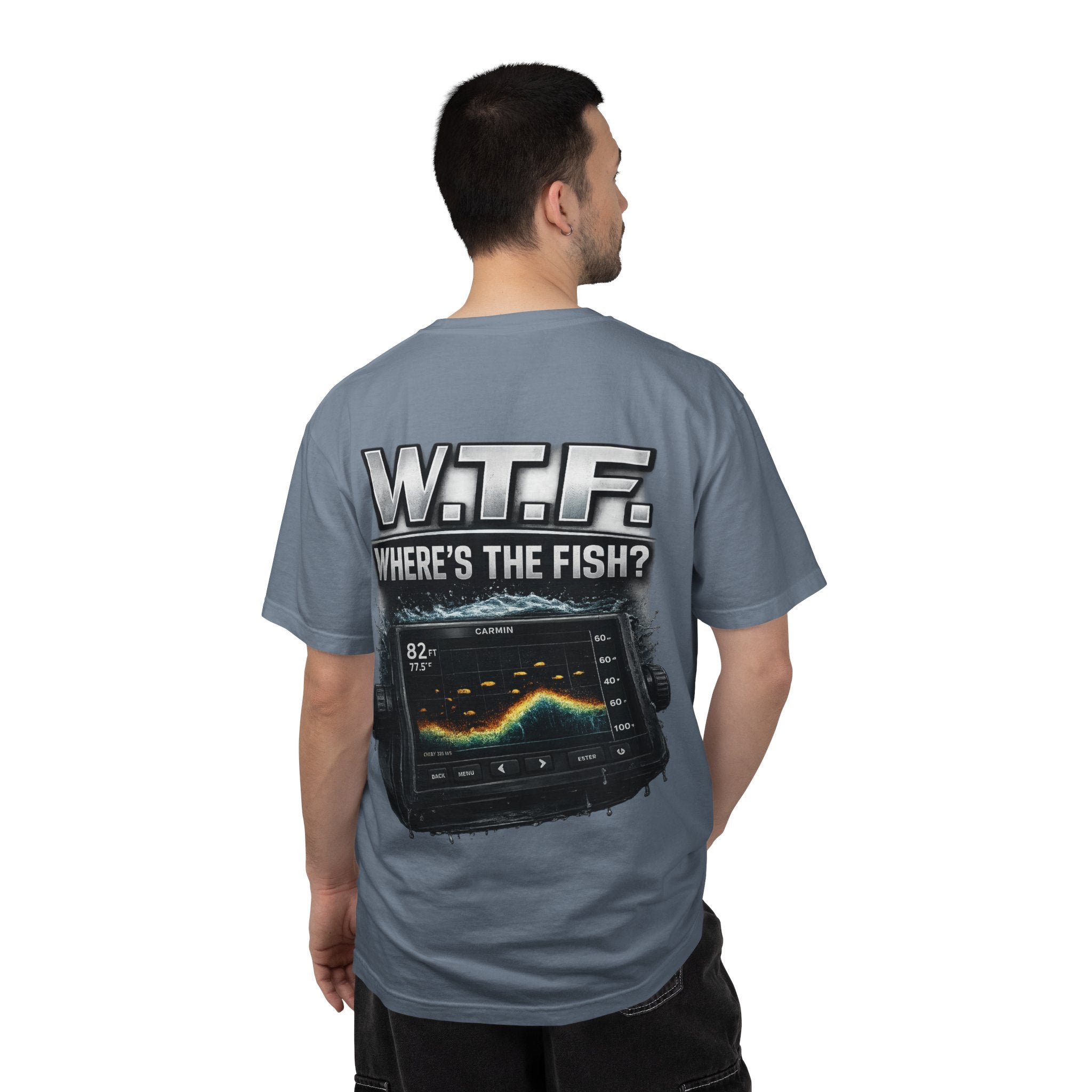 Where's The Fish? W.T.F. Fishing Graphic T-Shirt