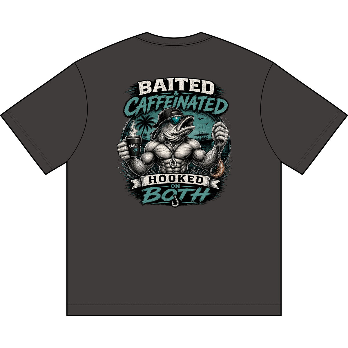 "Baited & Caffeinated" Tee