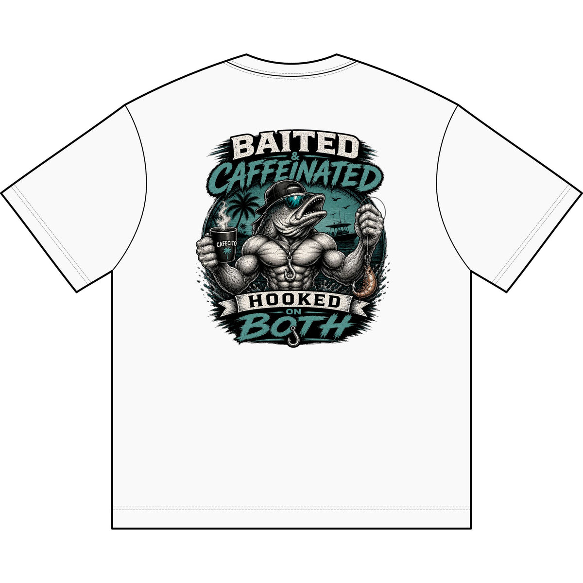 "Baited & Caffeinated" Tee