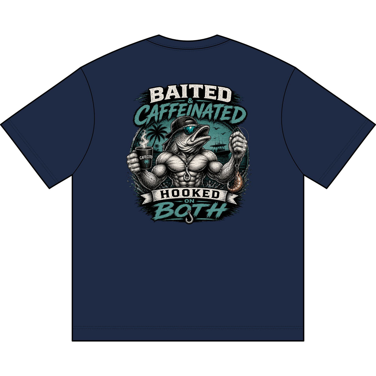 "Baited & Caffeinated" Tee