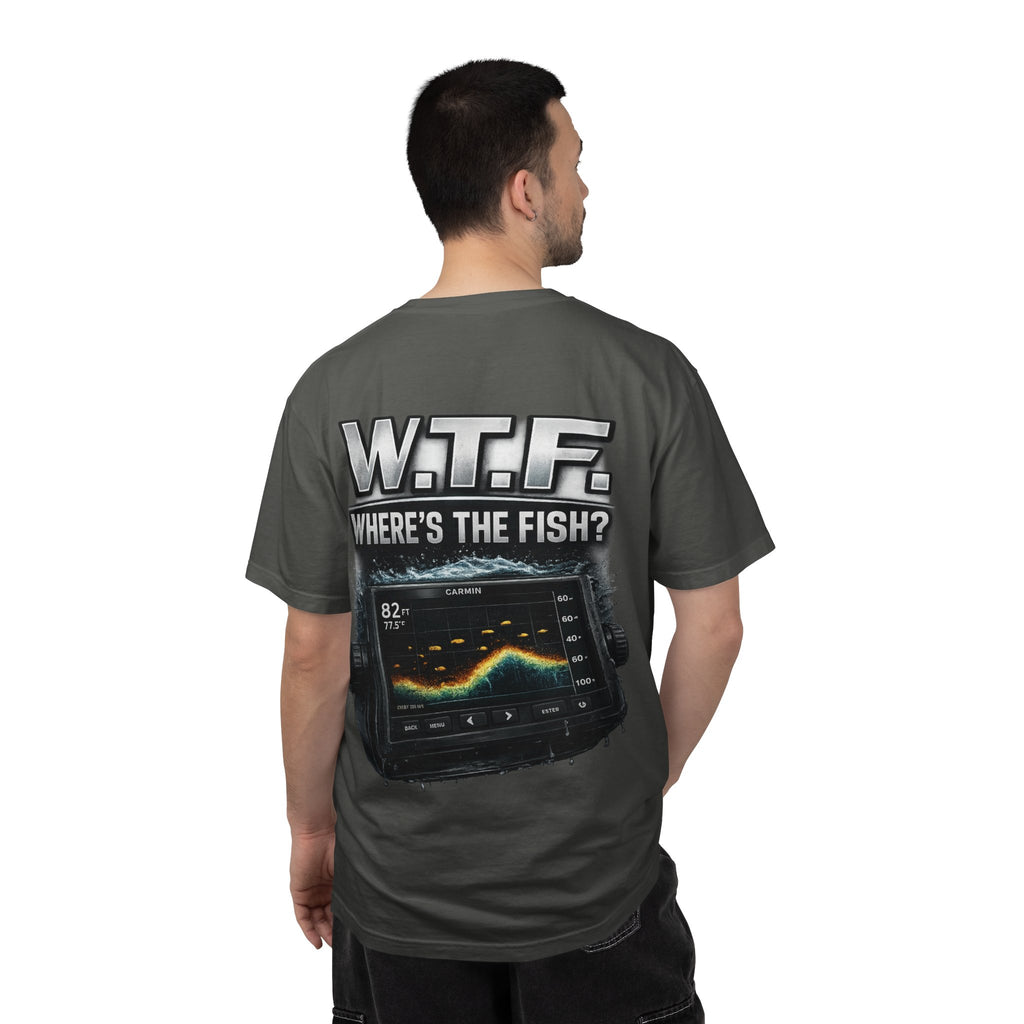 Where's The Fish? W.T.F. Fishing Graphic T-Shirt