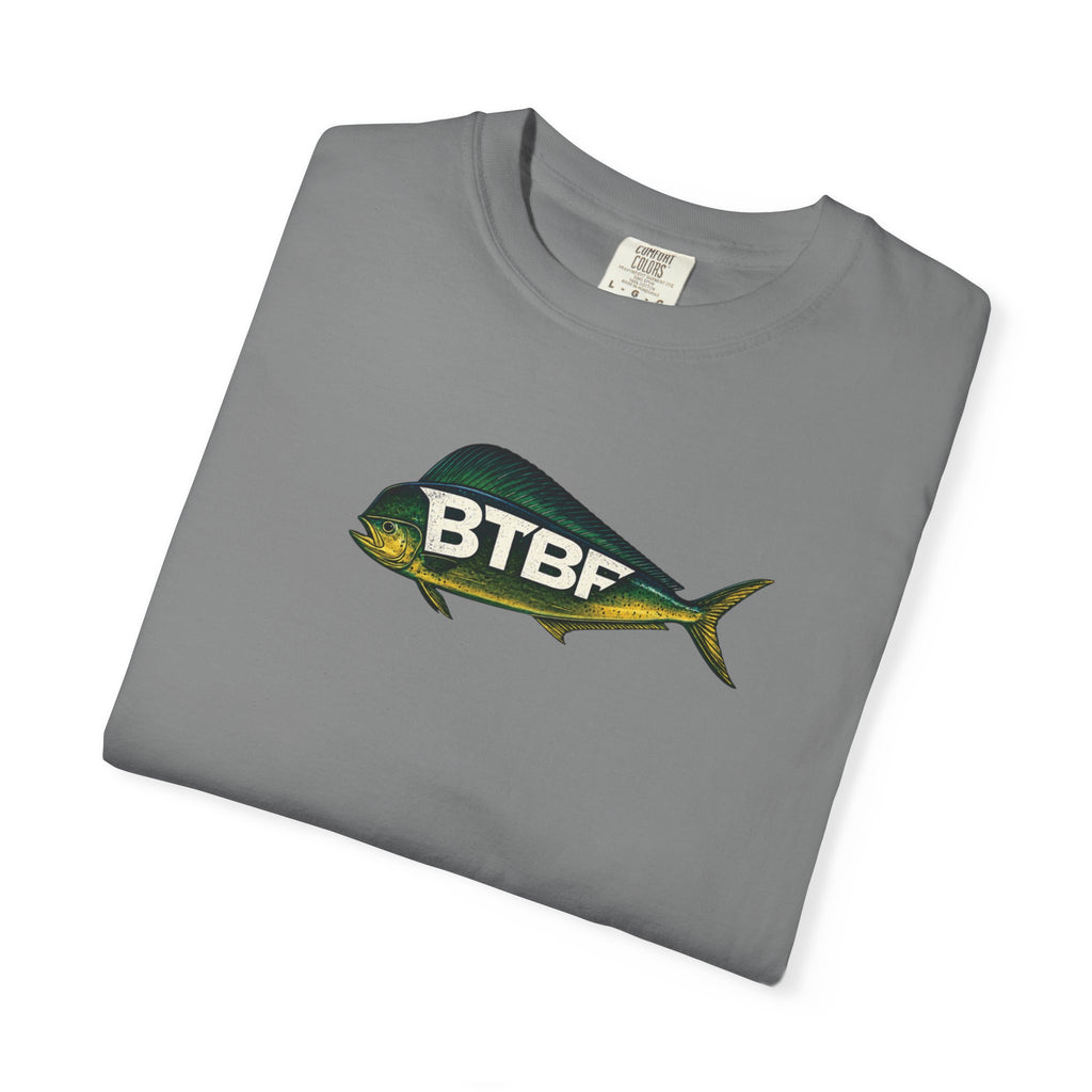 Mahi Mahi 'BTBF' Graphic T-Shirt — Fish Tail Back Print