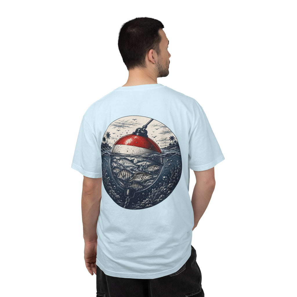 Fishing Buoy T-Shirt — Vintage Ocean Fish Graphic Tee (BTBF)