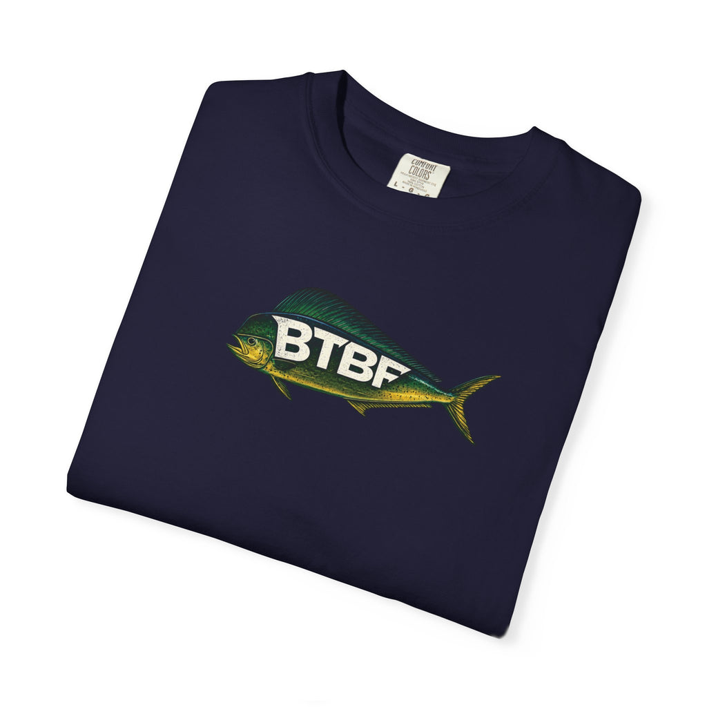 Mahi Mahi 'BTBF' Graphic T-Shirt — Fish Tail Back Print