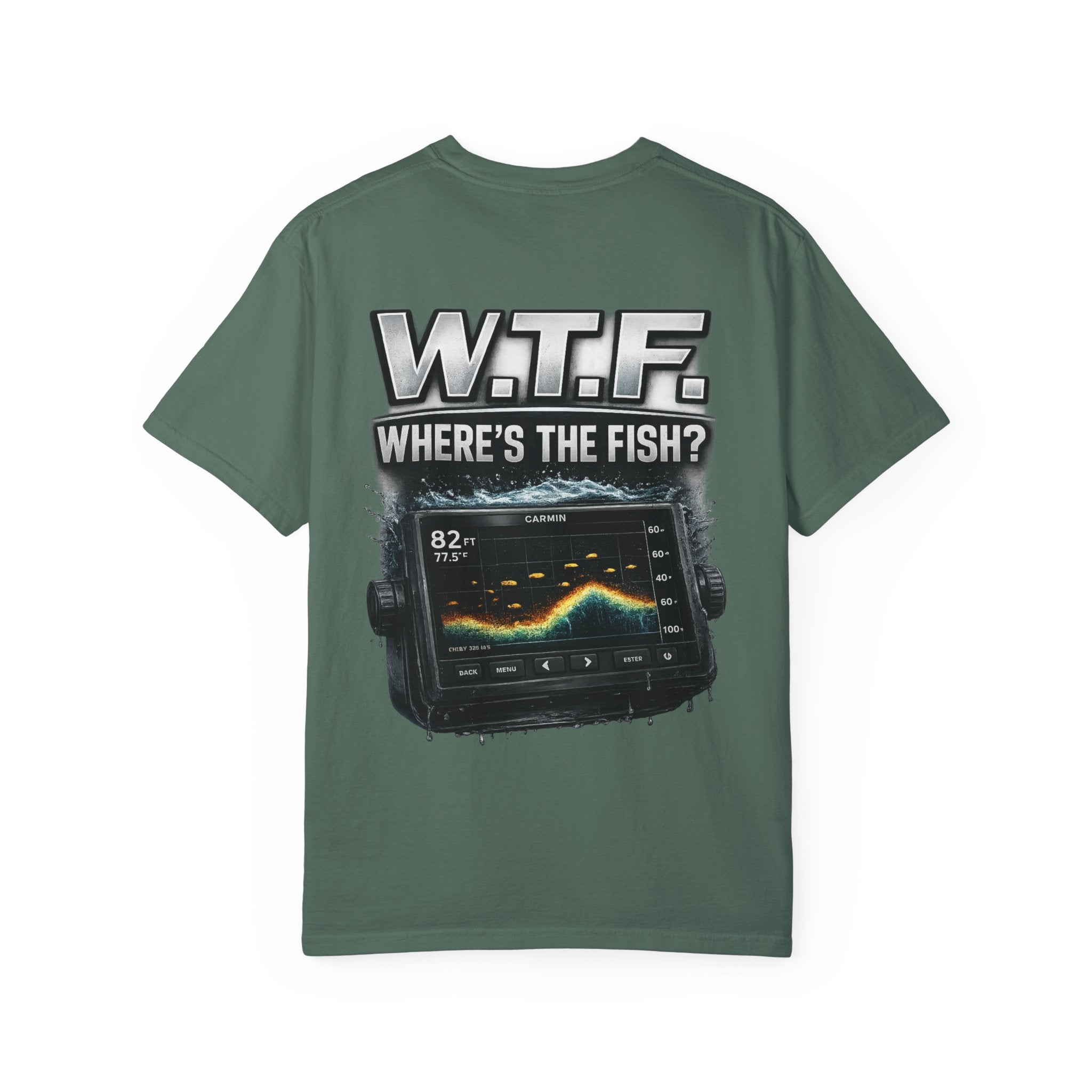 Where's The Fish? W.T.F. Fishing Graphic T-Shirt