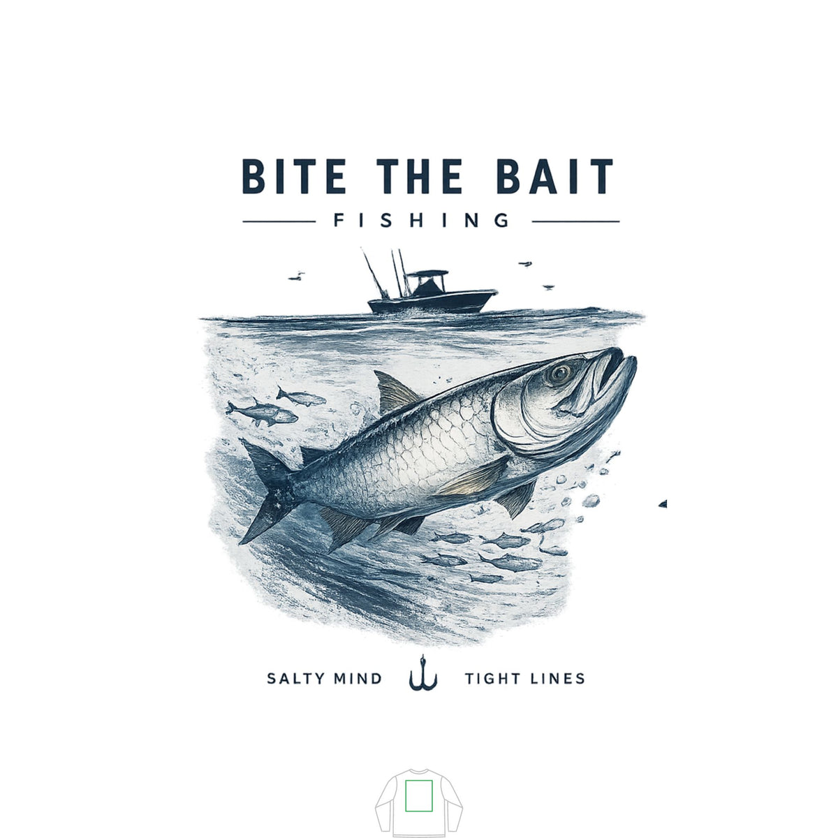"Bite the Bait" Solar Tee