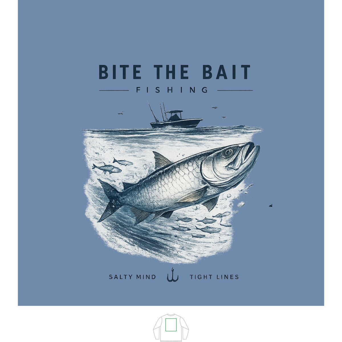 "Bite the Bait" Solar Tee