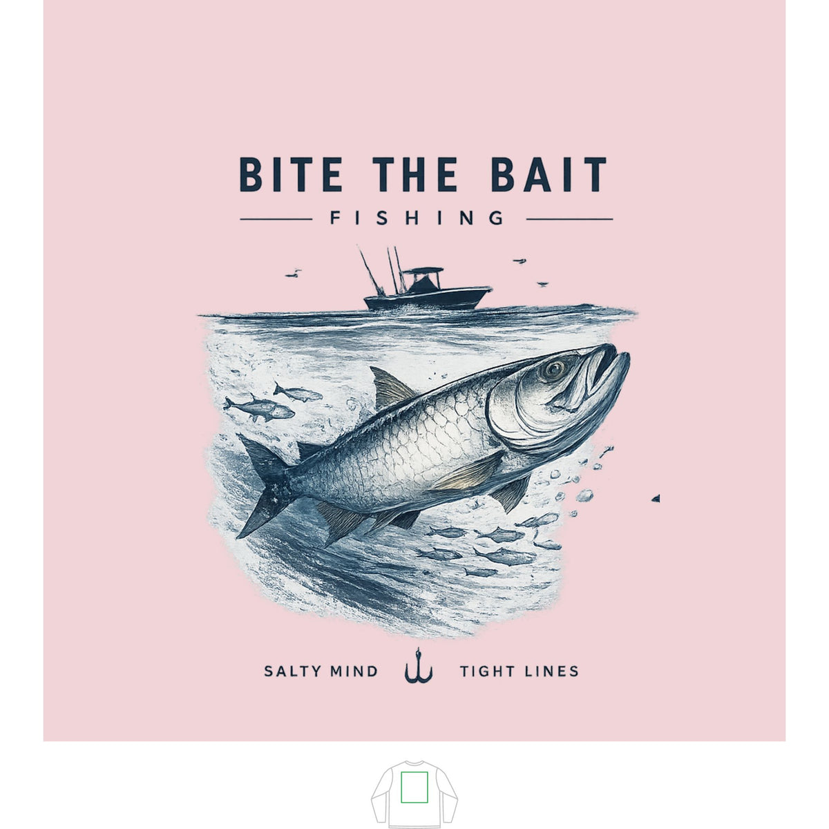 "Bite the Bait" Solar Tee