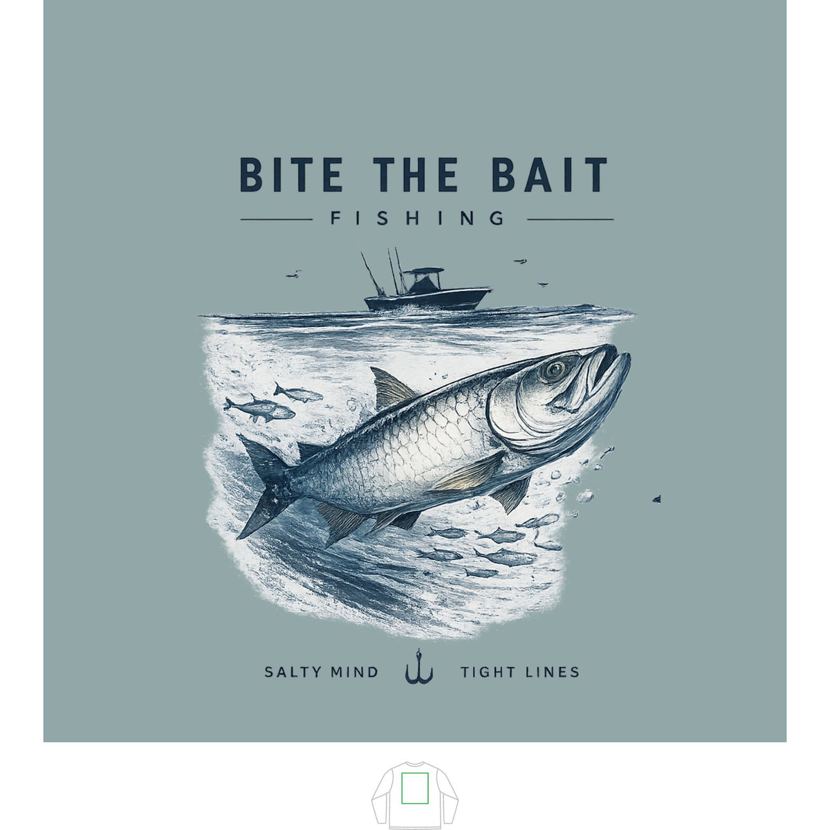 "Bite the Bait" Solar Tee