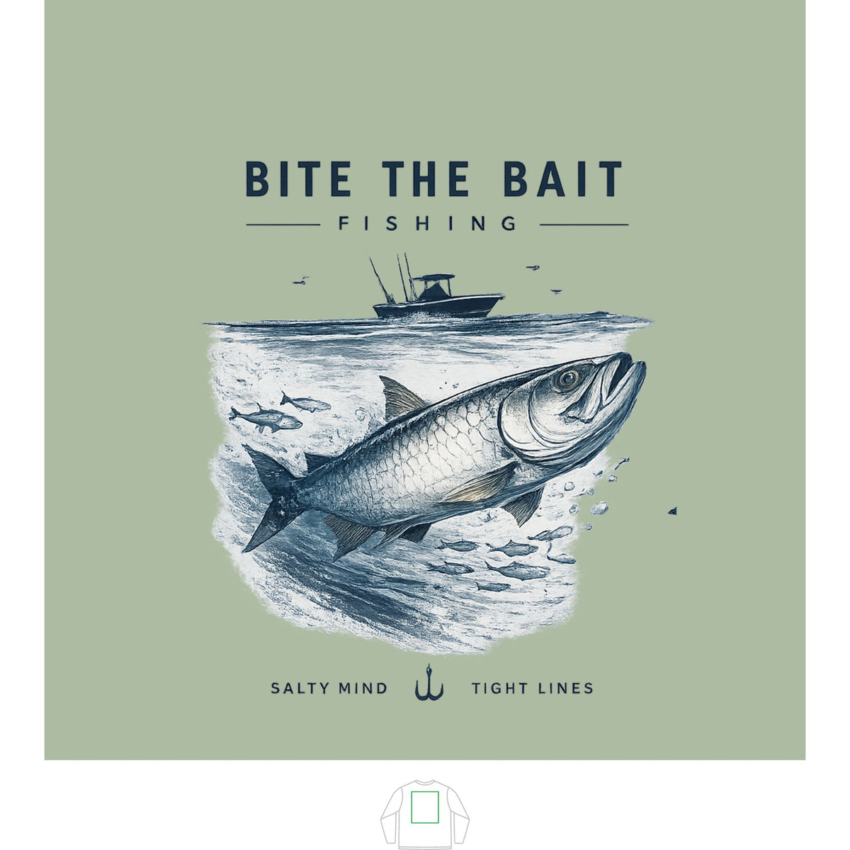 "Bite the Bait" Solar Tee