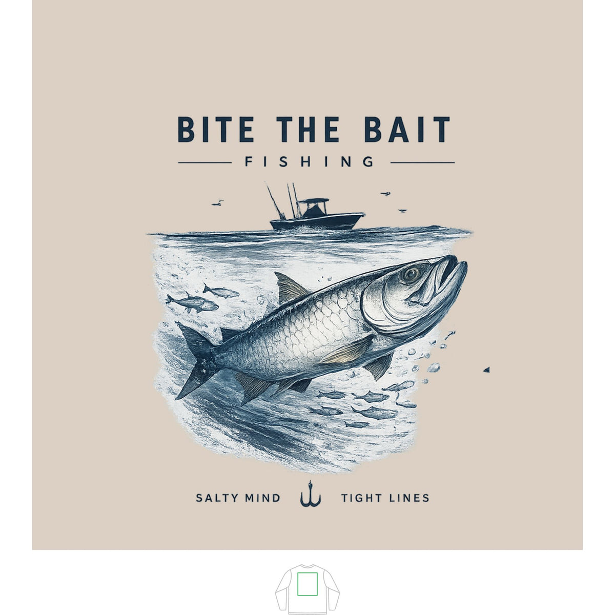 "Bite the Bait" Solar Tee