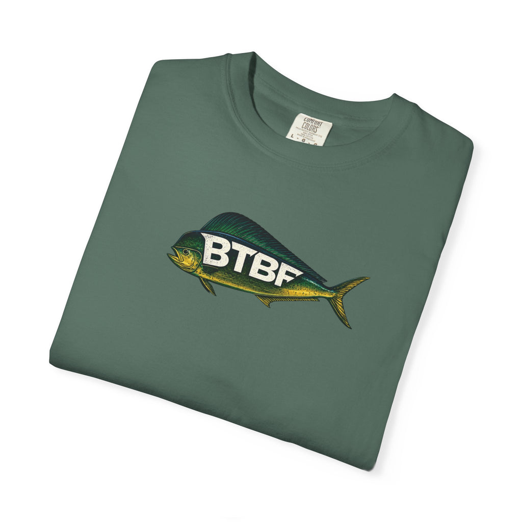 Mahi Mahi 'BTBF' Graphic T-Shirt — Fish Tail Back Print
