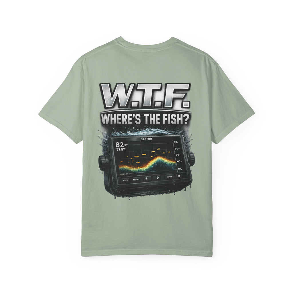 Where's The Fish? W.T.F. Fishing Graphic T-Shirt