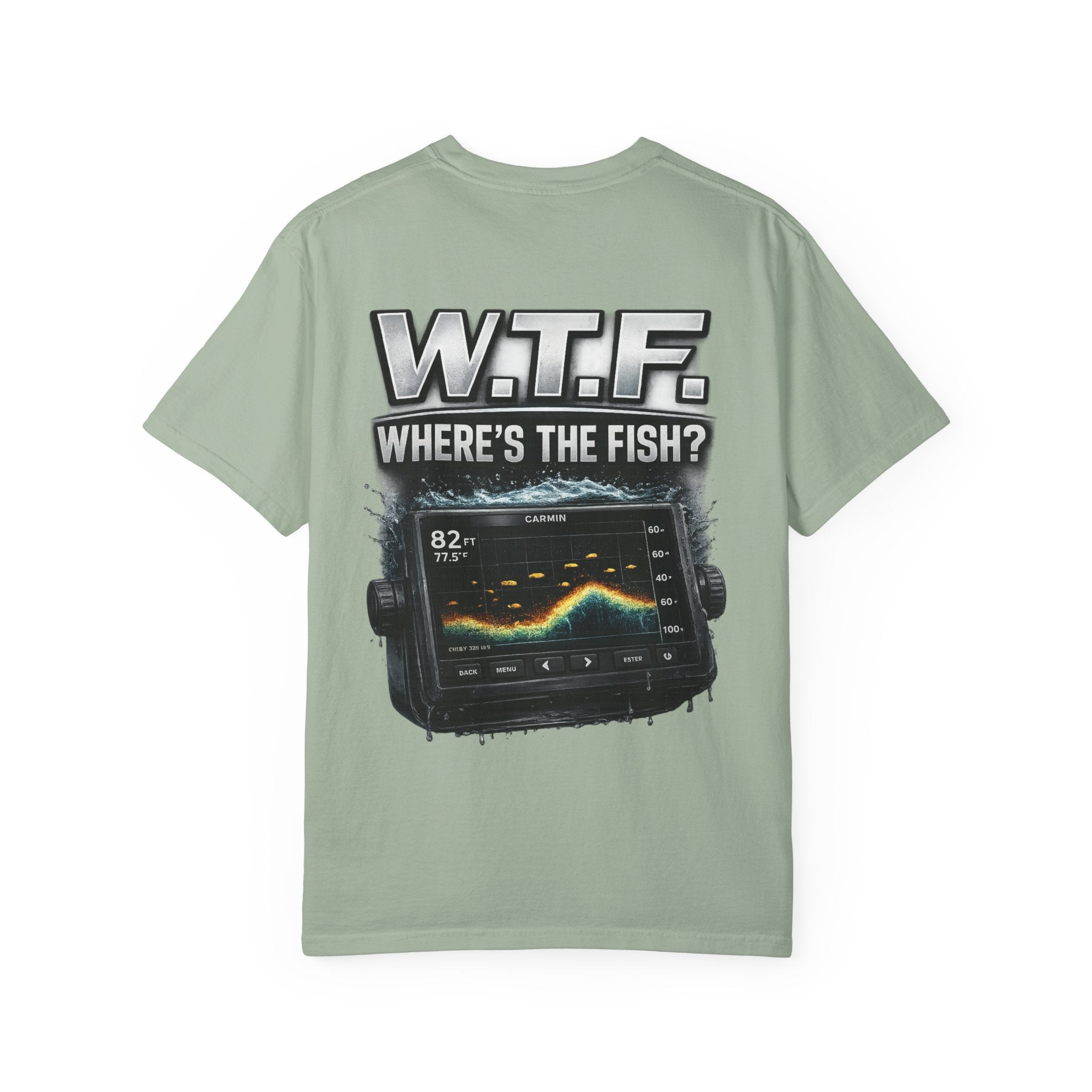 Where's The Fish? W.T.F. Fishing Graphic T-Shirt