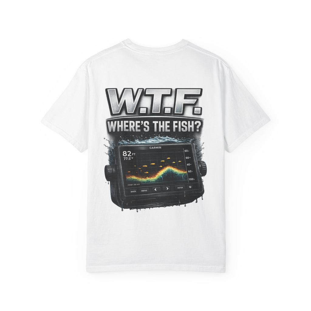 Where's The Fish? W.T.F. Fishing Graphic T-Shirt
