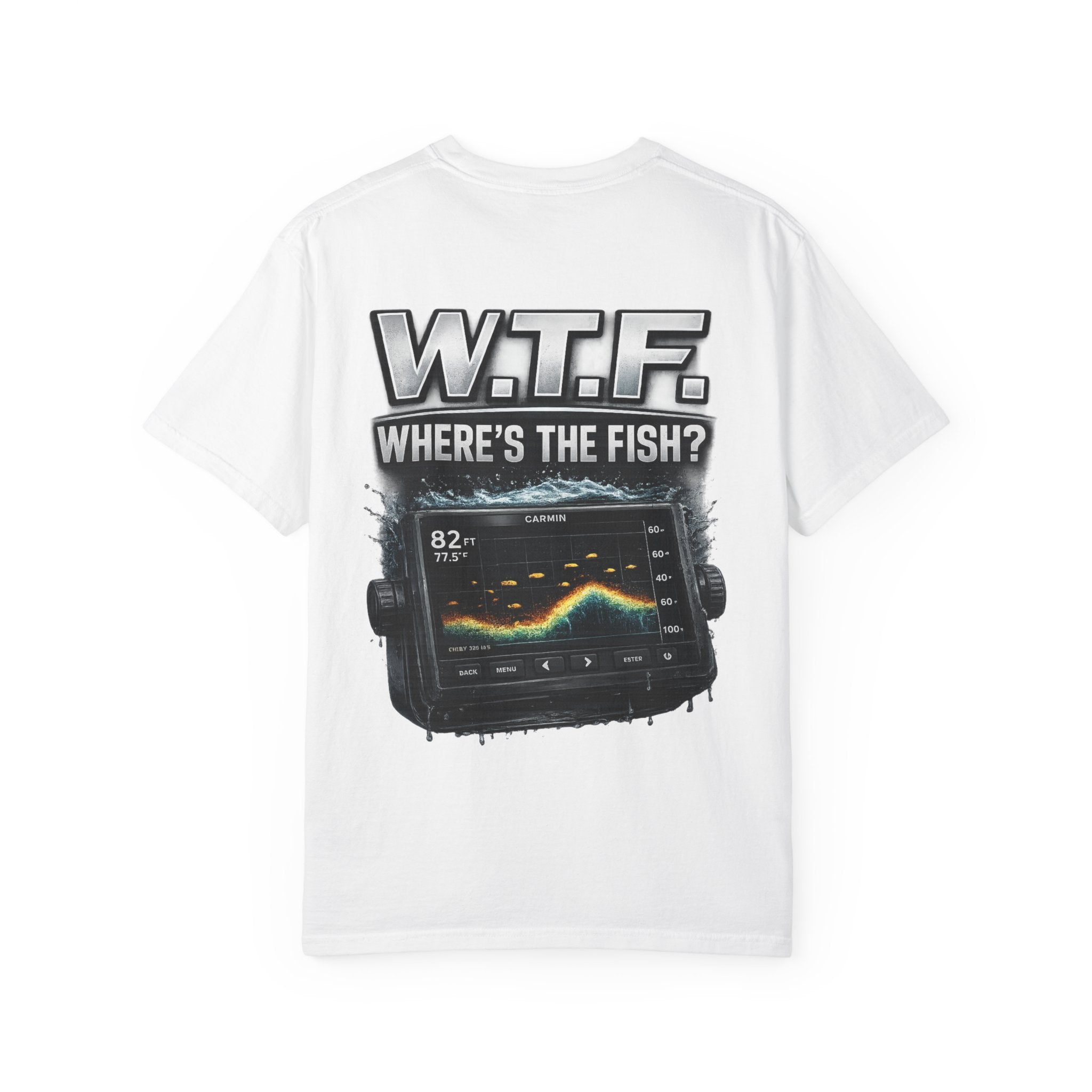 Where's The Fish? W.T.F. Fishing Graphic T-Shirt