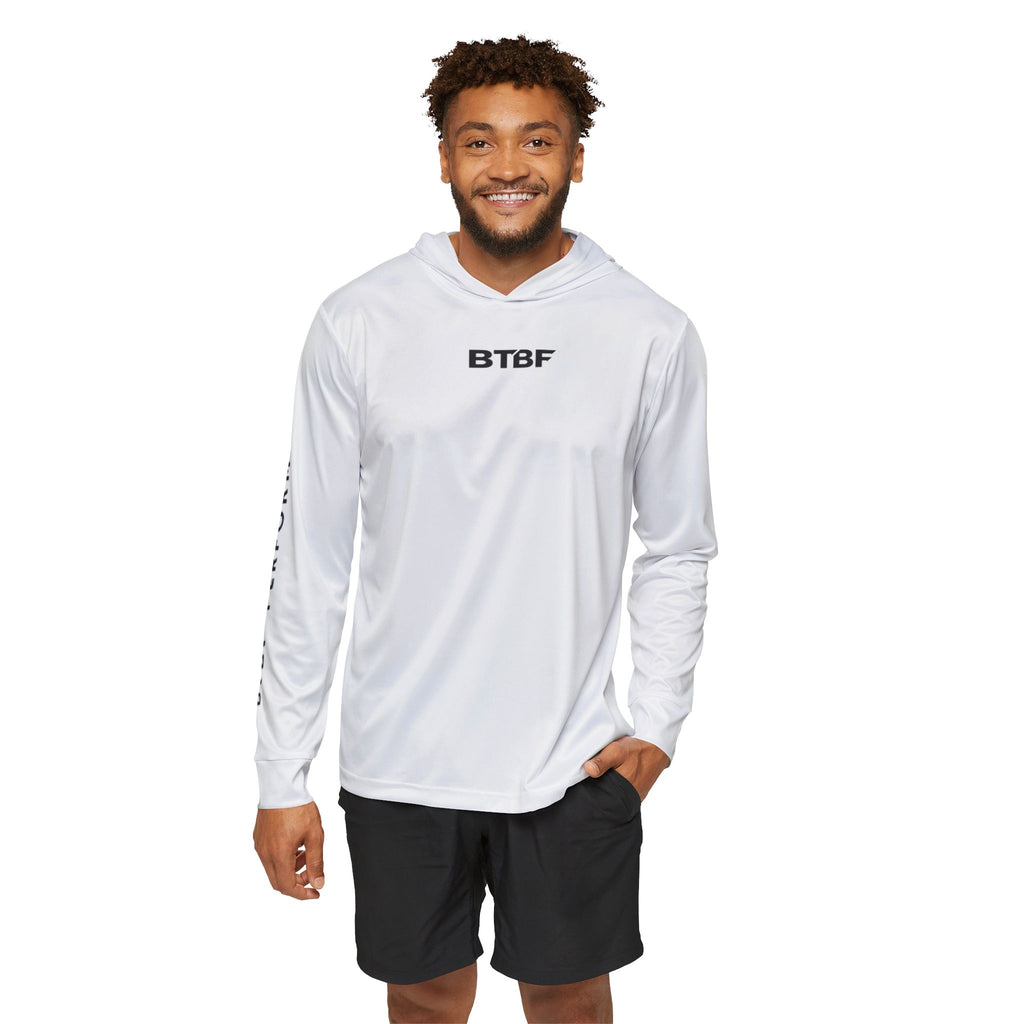 Men's USA Flag Warmup Hoodie — Athletic Long-Sleeve Performance Hoodie