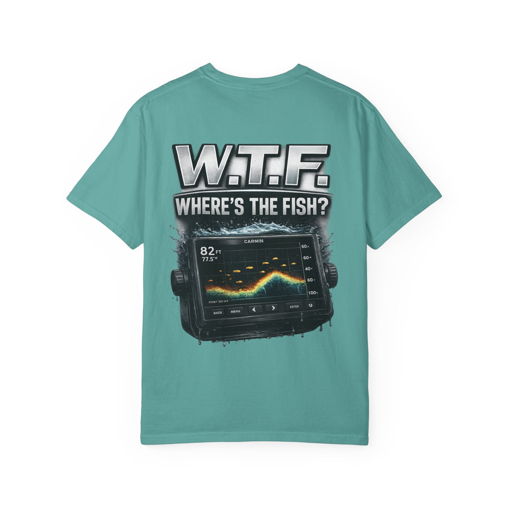 Where's The Fish? W.T.F. Fishing Graphic T-Shirt