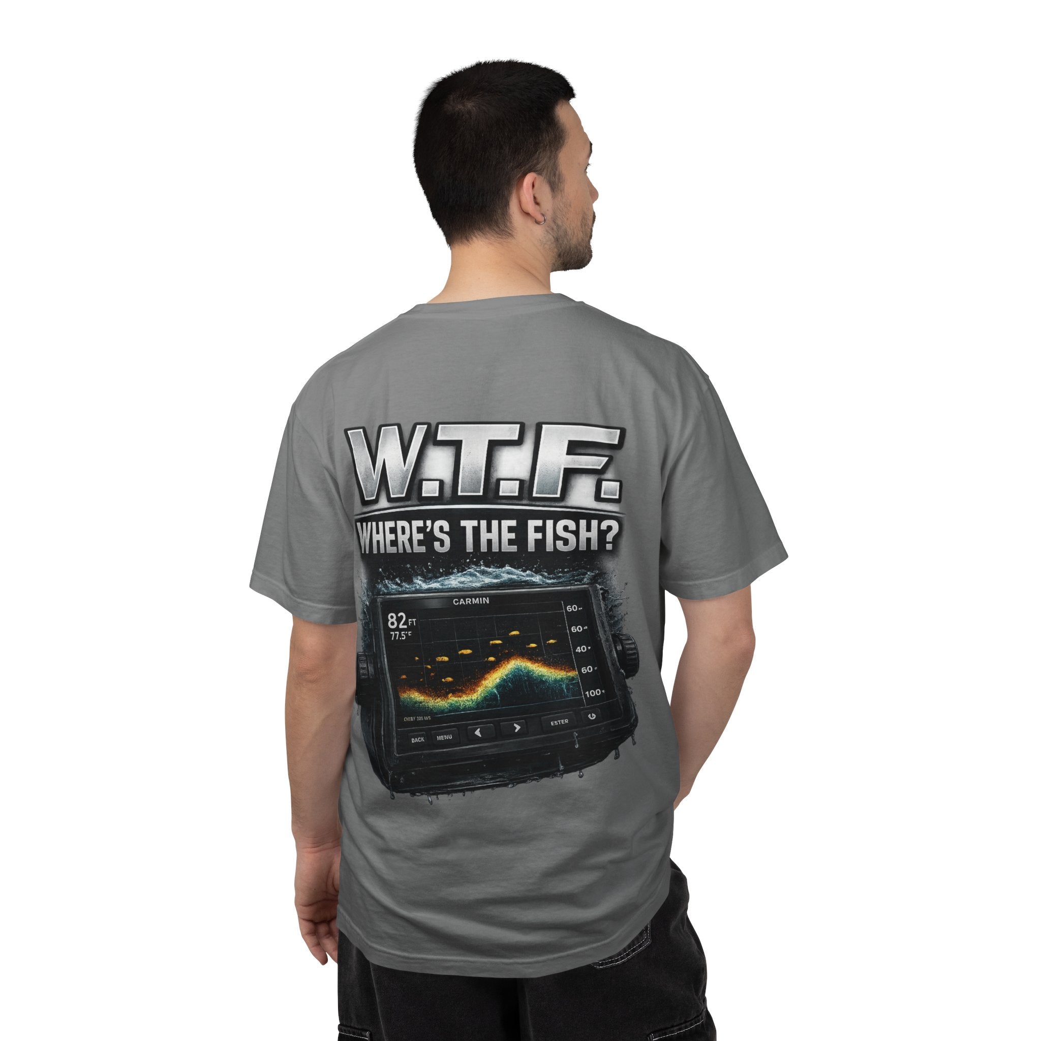 Where's The Fish? W.T.F. Fishing Graphic T-Shirt