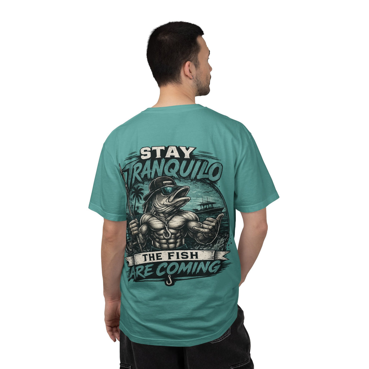 "Stay Tranquilo" Fishing Tee