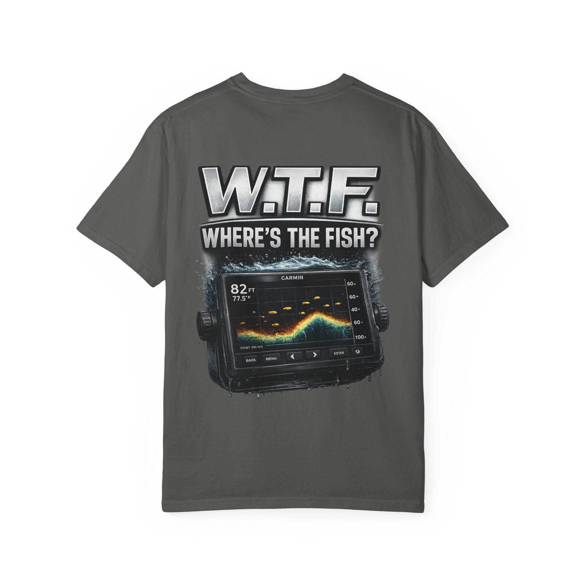 Where's The Fish? W.T.F. Fishing Graphic T-Shirt