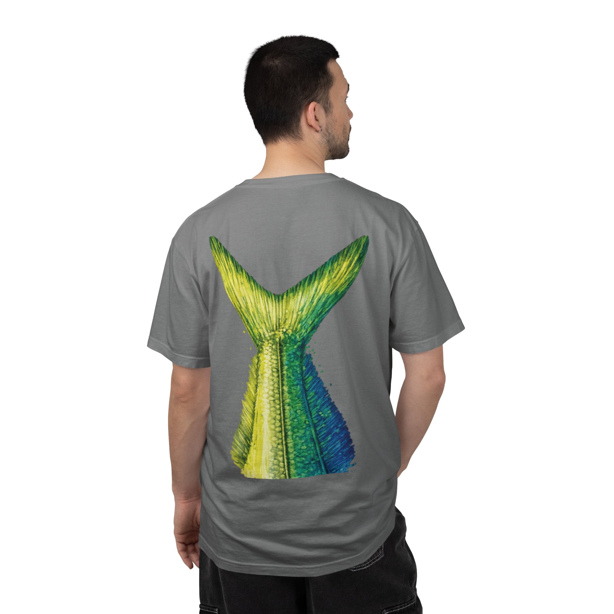 Mahi Mahi 'BTBF' Graphic T-Shirt — Fish Tail Back Print