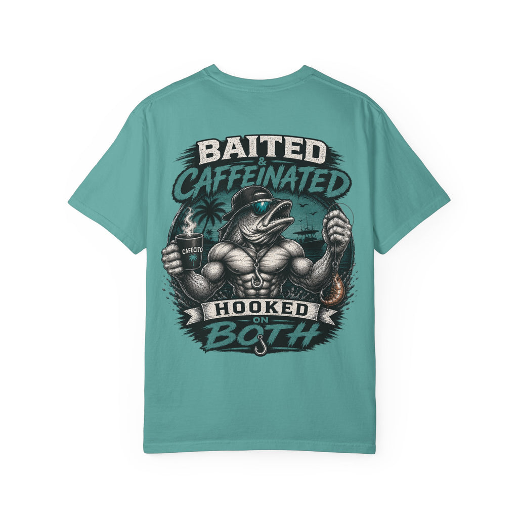 Baited Caffeinated Hooked on Both T-Shirt