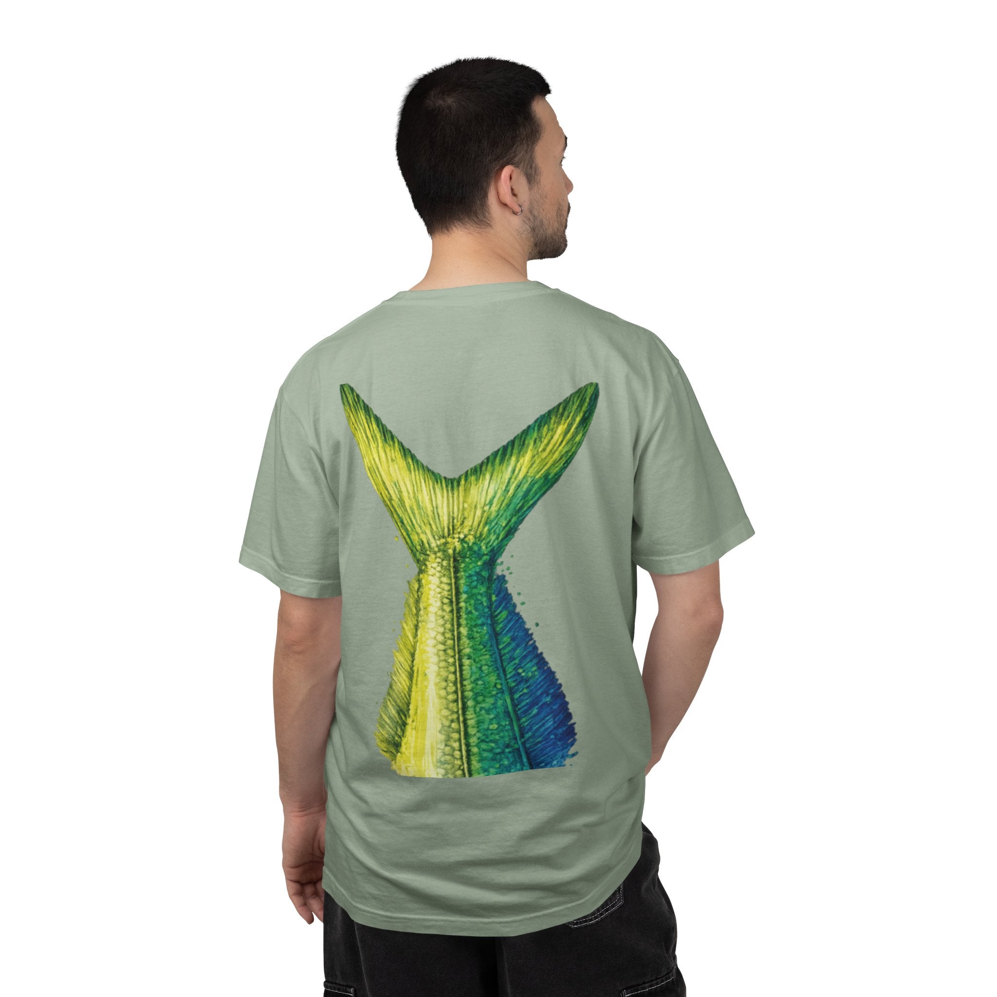 Mahi Mahi 'BTBF' Graphic T-Shirt — Fish Tail Back Print