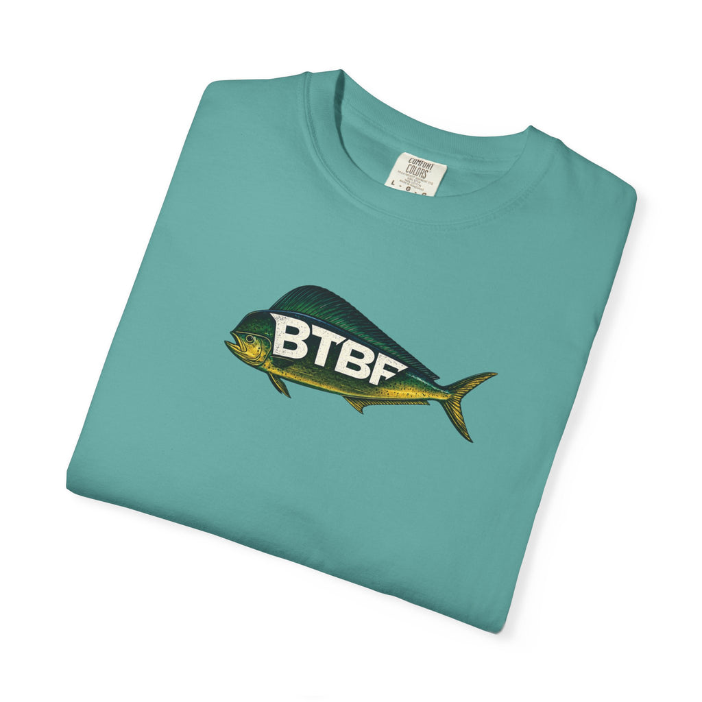 Mahi Mahi 'BTBF' Graphic T-Shirt — Fish Tail Back Print